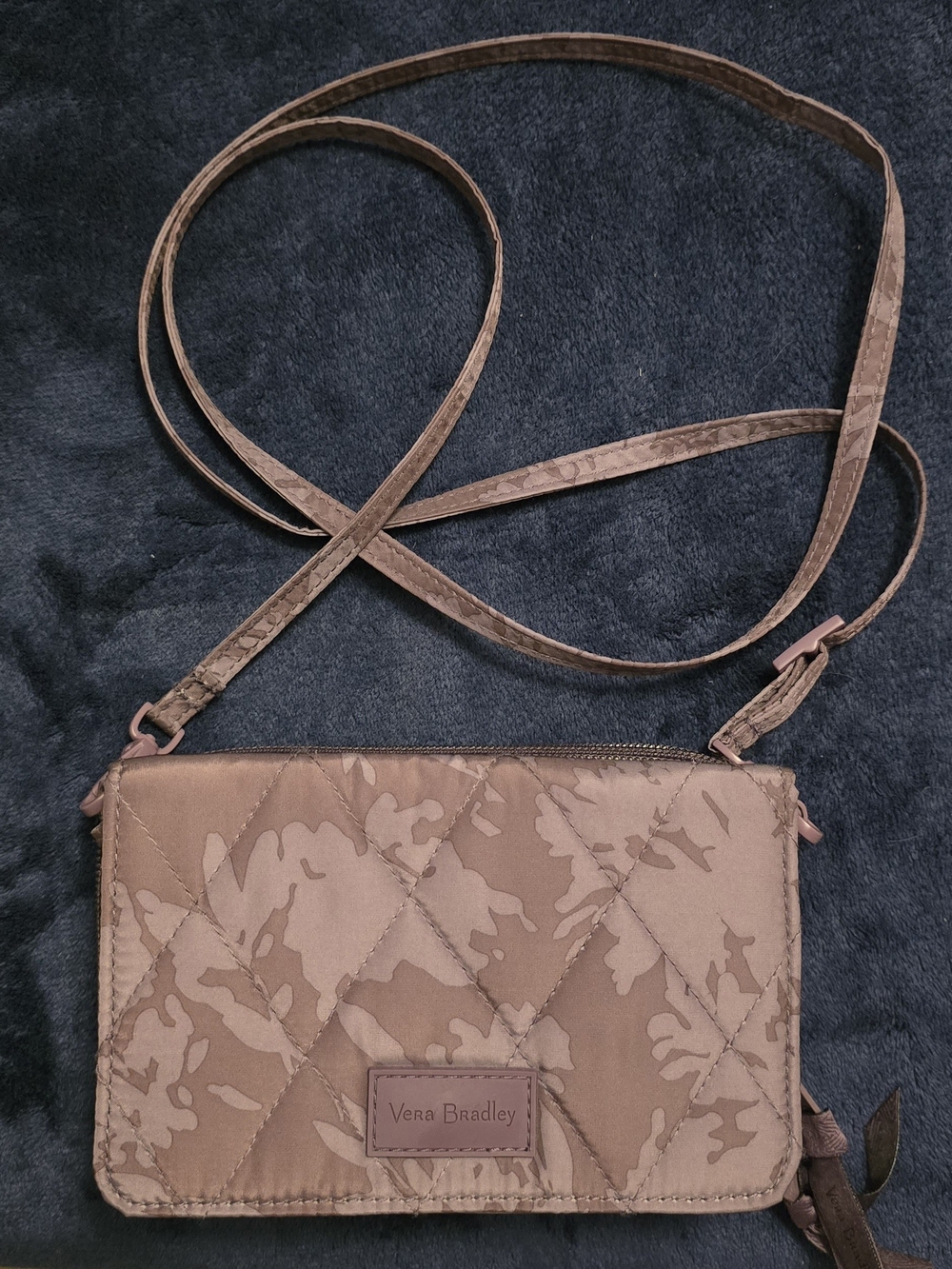 Vera Bradley Purple Floral Crossbody 3 In 1